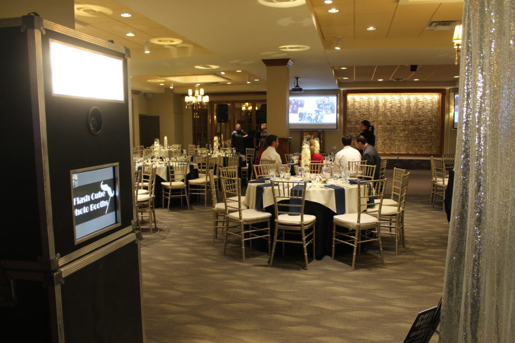 Photo booth in the Madison Event Center's Grand Ballroom